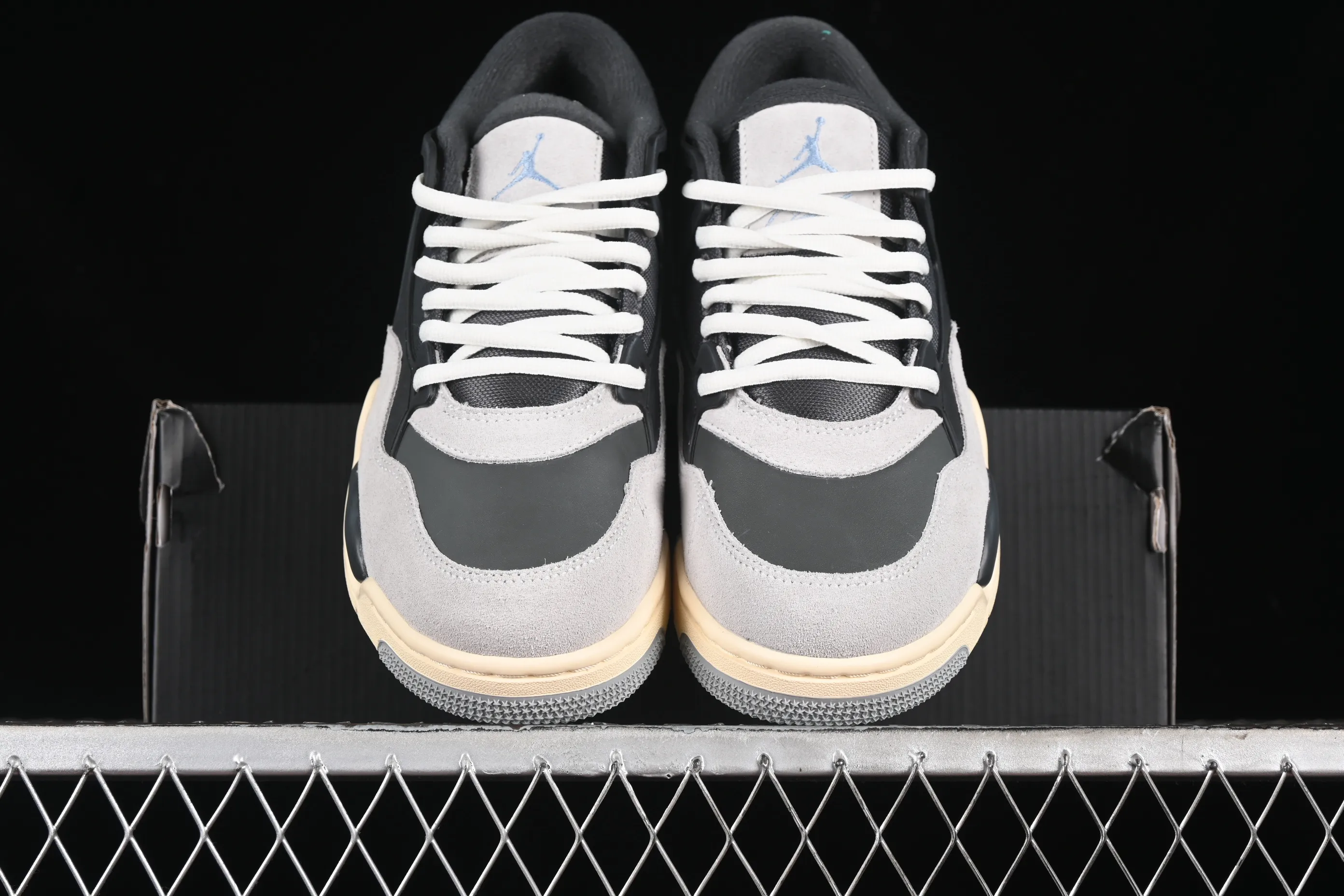 All categories Air Jordan Jordan series basketball shoes Air Jordan 4 Air Jordan 4 "Remastered" AJ4 Joe 4 black gray FQ7938-002